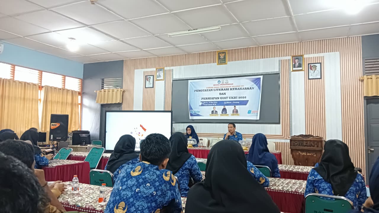 SMKN 5 Pinrang Ikuti Kegiatan Penguatan Literasi Kebahasaan dan Persiapan GIAT UKBI 2026